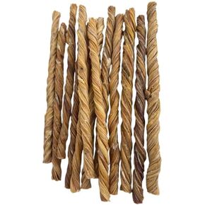 Beef Tripe Sticks for Dogs (6" - 25 Count) All Natural Dog Treats from Free Range, Grass Fed Beef Dog Chews Safe & Easily Digestible – Lasting Twist Sticks - Great for Puppies & Senior Dogs