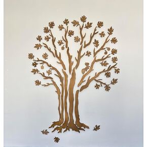 'White Oak Tree' DIY Wood Wall Art Wall Sculptures,Excellent Wall Decoration For Homes & Offices,39"Wide x 59"High