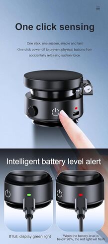 حامل هاتف مغناطيسي للسيارة قابل للدوران 360 درجة من Joyye، حامل هاتف بالشفط المغناطيسي، حامل هاتف سيارة مغناطيسي كهربائي، حامل هاتف محمول للسيارة مغناطيسي لهاتف iPhone Android وجميع الهواتف الذكية in Kuwait