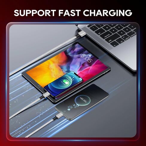 UCEC Micro USB Cable, Dual Micro USB Charging Cable USB to Micro USB Splitter Adapter Android Charger Cord Data Transfer for PS4 Fire Tablet Samsung Galaxy S7 Edge S6 S5 Note LG HTC Moto MP3, 2 Pack in Saudi Arabia