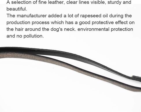 Leather Dog Leash, Genuine Leather Leash for 2 Dogs Heavy Duty Durable Stylish Double Dog Leash for Pet Walking and Training for Large Medium Small Dog Black 47x0.8 inch (Brown) in Saudi Arabia
