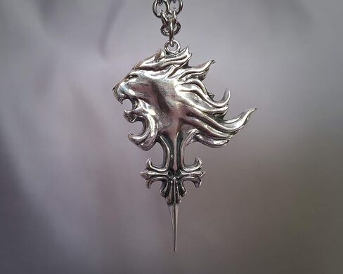 Stainless Steel Squall Leonhart VIII Sterling Silver Necklace Pendant Griever Fantasy RPG in Kuwait