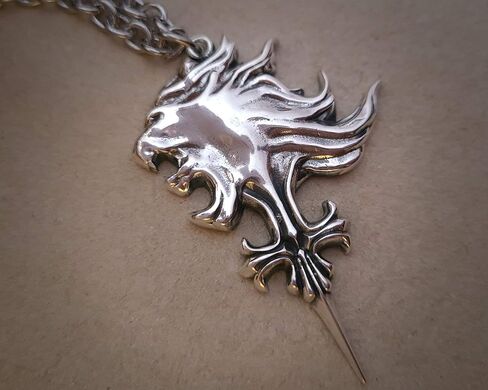 Stainless Steel Squall Leonhart VIII Sterling Silver Necklace Pendant Griever Fantasy RPG in Kuwait
