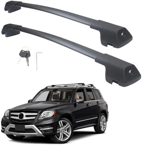 Autekcomma 260lb Heavy Duty Lockable Roof Rack Cross Bars Replacement for Ford Bronco Sport 2021-2024 Black Matte with Anti-Theft Lock (ONLY FIT Factory Raised Side Rails) in Saudi Arabia