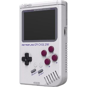 حافظة RetroFlag GPi 2 لـ Raspberry Pi CM4 مع قاعدة شحن، بطارية قابلة لإعادة الشحن 4000 مللي أمبير في الساعة، شاشة TFT 3.0 بوصة (640 * 480)، متوافقة مع وحدة حساب Raspberry Pi 4