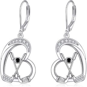 أقراط راقصة الباليه للنساء من الفضة الإسترلينية الراقصة ليفرباك أقراط متدلية مجوهرات رقص الباليه للبنات هدايا in Kuwait