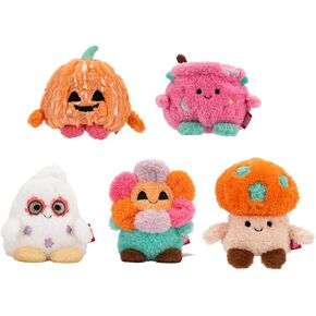 BumBumz 4.5 بوصة LemonadeStandBumz Plush 5 عبوات - ليمون ليا، فراولة ليموناضة شيفاني، هندباء دارلين، لاري ستاند ليموناد، إبريق ليموناد لوكا - من صانعي سكويشميلو الأصلي