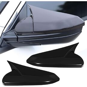 ACLONG Side Mirror Cover Caps Glossy Black Rearview Mirror Covers Fit for Chevrolet Avalanche Tahoe Silverado 1500 2500HD 3500 HD Suburban 1500 2500 2007-2013 Replaces 25788157 25788156-2 PCS