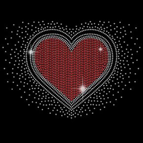 SUPERDANT Stars Iron on Rhinestone Heat Transfer Crystal Decor 6 Pieces Pentagram Stars Clear Bling DIY Patch Clothing Repair Hot Fix Applique for T-Shirts Vest Shoes Hat Jacket Decorations