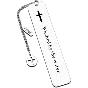 Baptism Gifts for Girl Boys Bookmark Gift for First Communion Christening Gifts for Goddaughter Godson Godchild Baby Girl Adult Baptism Gifts for Women Men Friends Catholic Gifts Religious Bookmarks