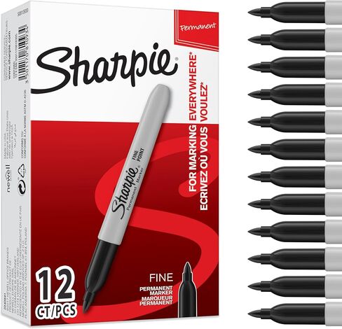 Sharpie 30001 Fine Point Permanent Marker Black Dozen in Saudi Arabia