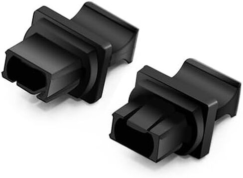 غطاء غطاء غبار SFP، مناسب لـ Simplex SC BIDI، غطاء منفذ وحدة بصرية SFP SC، سيليكون أسود 50/عبوة in Kuwait