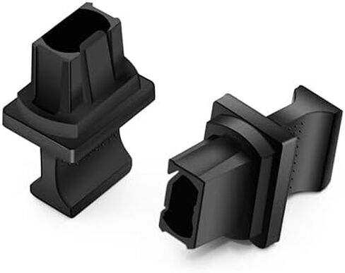 غطاء غطاء غبار SFP، مناسب لـ Simplex SC BIDI، غطاء منفذ وحدة بصرية SFP SC، سيليكون أسود 50/عبوة in Kuwait