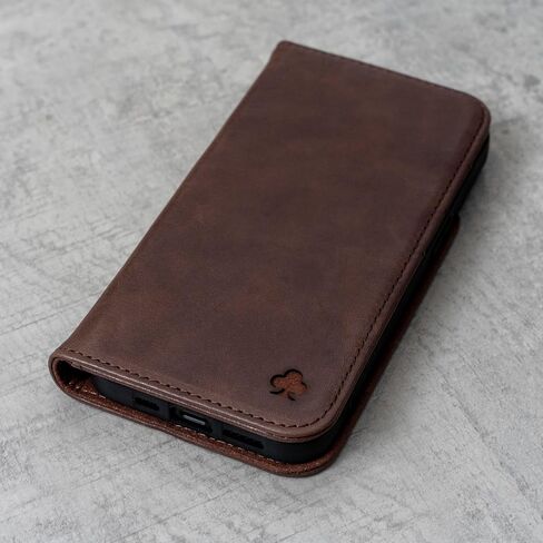 Porter Riley - Leather Case for iPhone XR. Premium Genuine Leather Stand/Cover/Wallet/Flip Case with [Card Slots] [Horizontal Stand] [Durable Frame] (Tan) in Saudi Arabia