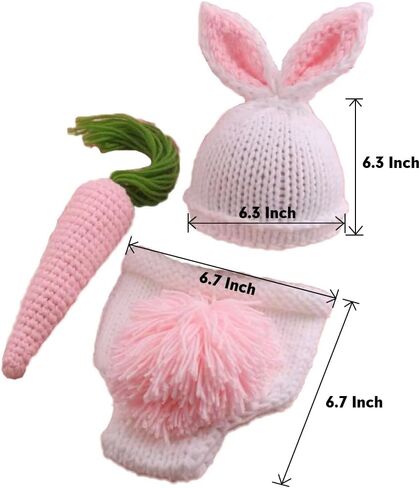 Newborn Baby Photography Bodysuits Outfits Boy Girl Infant Photo Crochet Romper Knitted Outfit in Kuwait