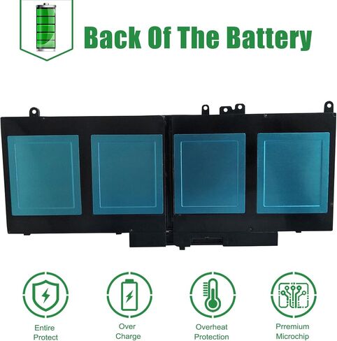 RCVVT Laptop Battery Replacement for Dell Precision 7670 7680 7770 7780 Series Notebook T6PFX 451-BCYH 0X26RT X26RT 0NWDC0 NWDC0 Black 11.55V 83Wh 6827mAh in Saudi Arabia