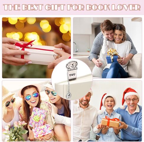 Dog Lovers Gifts, Funny Dog Bookmarks Gifts for Women, Dog Mom Gifts for Reading Women,Cute Book Marks for Bookworm Bookish Nerd Best Friend in Saudi Arabia