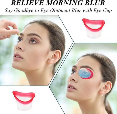 4Pcs Eye Wash Cup Eye Wash Bath Kit Silicone Eye Cleaning Cup for Eye Rinse Portable Eye Care Tool Eye Cleaner with Storage Container for Quick Relief Tired Eyes Cleaning Eye Dust, Makeup Irritants in Saudi Arabia