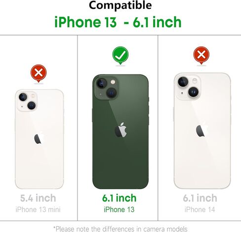 YESPURE لهاتف iPhone 13، حافظة iPhone 13، تصميم نمط عيد الميلاد اللطيف، تصميم شفاف ناعم من مادة TPU المضادة للأصفر، غطاء واقٍ مقاوم للصدمات للأولاد والبنات والنساء - رجل خبز الزنجبيل in Kuwait