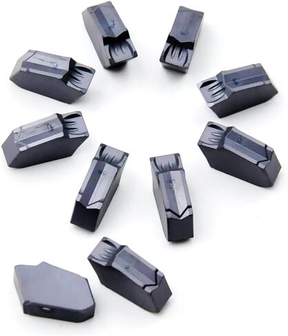 GTN-3 (SP300) CNC Grooving Carbide Inserts Steel Fit for SPB326/332 Lathe Grooving Metal Lathe Cutting Tools, 10pcs in Kuwait