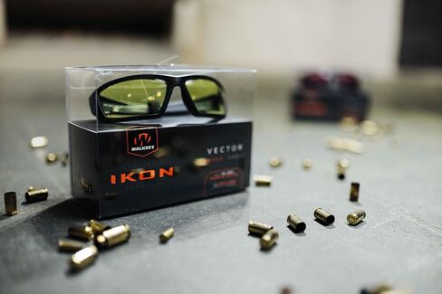 Walker's IKON Vector Full Frame Shooting Glasses | Impact-Resistant Non-Slip Frame Hunting Shooting Eyesight Protection Glasses, Microfiber Lens Cloth & Carry Case Included in Saudi Arabia