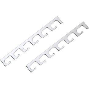 Made in USA Fishing Rod/Pole Holder Rack Organizers | Wall or Ceiling Mounted Fishing Rod Rack | Durable Marine Grade HDPE Plastic | Fishing Pole Holder Holds up to 6 or 12 + Stackable