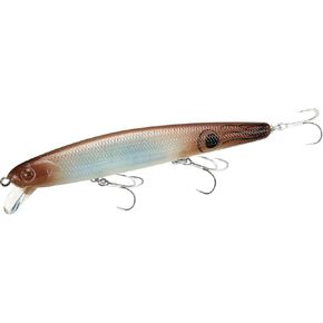 LUCKY CRAFT FlashMinnow 110SP, Fishing Jerkbait Side by Side Action Lure, Halibut Striper Calico Bass White Seabass Perfect Wobbling Surf Fishing (647 Super Glow Pearl Squid)