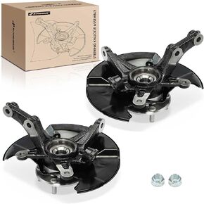 A-Premium 2x Front Steering Knuckle & Wheel Bearing Hub Assembly Compatible with Honda Civic 2006-2011, (Without Si Model), Replace # 44300SNA952, 44300TR0951, 44600SNAA00, 45255SNAA00, 51211SNA010
