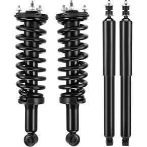 AUTOSAVER88 Front Pair Complete Quick Struts Rear Shock Absorber Compatible with 2001 2002 Acura MDX, 2003-2008 Pilot