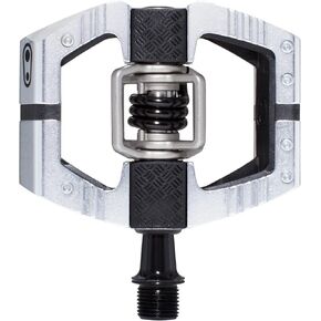 Crankbrothers Mallet E Mountain Bike Pedals - Dark Green Camo Collection - MTB Enduro Optimized Platform - Clip-in System Pair of Bicycle Mountain Bike Pedals (Cleats Included)
