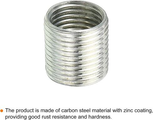 PATIKIL M12 to M10 Thread Adapters Sleeve Reducing Nut, 10 Pack 12mm Screw Conversion Nut Threaded Tube Coupler Connector Pipe Fitting in Saudi Arabia