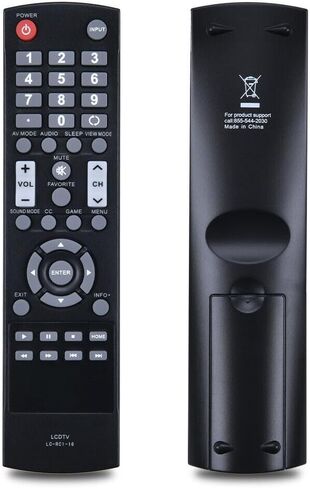 LC-RC1-14 Replace Remote Control fit for Sharp TV LC-32LB150U LC-42LB261U LC-50LB261U LC-32LB261U LC-42LB150U LC-50LB150U LC32LB150U LC42LB261U LC50LB261U LC32LB261U LC42LB150U LC50LB150U in Saudi Arabia