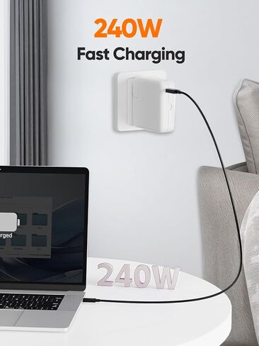 CableCreation USB 4 Cable for Thunderbolt 4/3, [USB-IF Certified] 2.6FT 40Gbps 100W USB C Cable, 8K 30Hz or Dual 4K 60Hz Video, Compatible with USB-C Docking Station, Hub, eGPU and More, 0.8M in Saudi Arabia