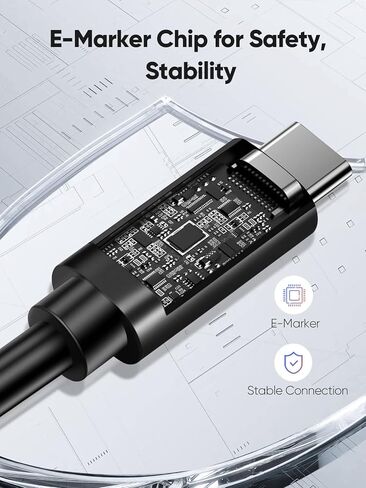 CableCreation USB 4 Cable for Thunderbolt 4/3, [USB-IF Certified] 2.6FT 40Gbps 100W USB C Cable, 8K 30Hz or Dual 4K 60Hz Video, Compatible with USB-C Docking Station, Hub, eGPU and More, 0.8M in Saudi Arabia
