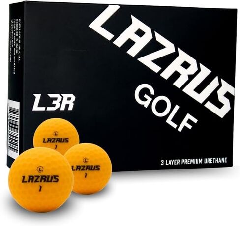 كرات جولف يوريتان فاخرة من LAZRUS GOLF 2024 - مسافة طويلة، تحكم أخضر معزز، أداء ودقة، أصفر عالي الوضوح، للرجال والنساء، ملحقات الجولف in Kuwait