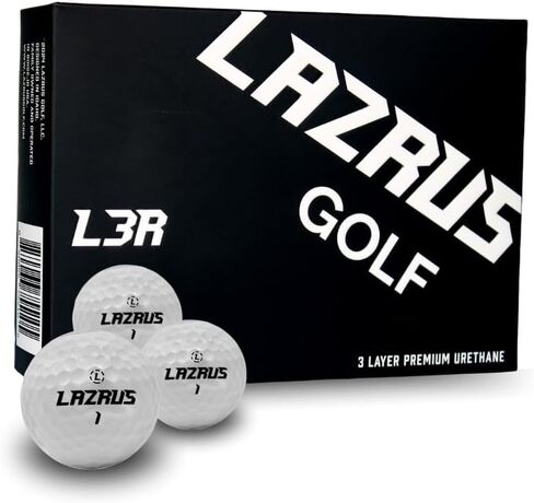 كرات جولف يوريتان فاخرة من LAZRUS GOLF 2024 - مسافة طويلة، تحكم أخضر معزز، أداء ودقة، أصفر عالي الوضوح، للرجال والنساء، ملحقات الجولف in Saudi Arabia