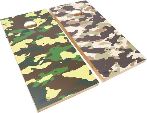 Cornhole Board Set 4FTx2FT Solid Wood Regulation Size Cornhole Set includes 8 Cornhole Bags for Adults in Saudi Arabia