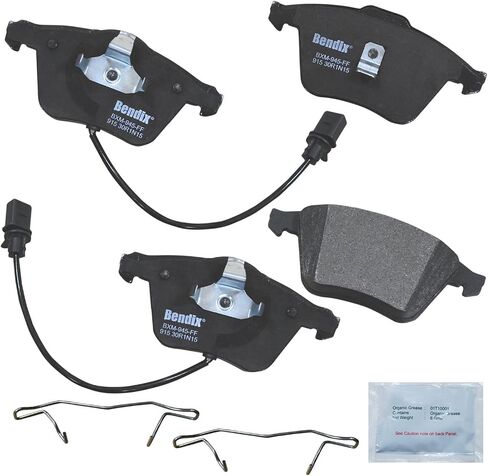 Bendix Priority 1 Ceramic Front Disc Brake Pad Set for Lexus LS460 2010-2007, LS460 2017-2012, LS600h 2010-2008, LS600h 2016-2012 - (CFC1282) in Saudi Arabia