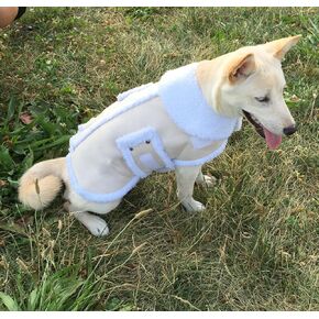 Shearling Fleece Dog Jacket Premium Quality (X-Large) Beige