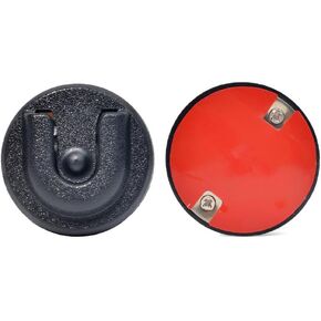 Universal Ham CB Radio Microphone Hanger, Round Knob Mic Holder Mount with Adhesive Back for Motorola HLN9073B CDM1250 CDM750 GM300 M1225 GM3688 GTX800 Kenwood TK768G TK868G TM471A Two Way Radios
