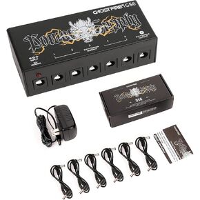GHOSTFIRE GS10-SV2 10-Output Guitar Pedal Power Supply 9V / 1000mA High Current for 9V / 12V / 18V تأثير الدواسات (GS10-SV2) in Kuwait