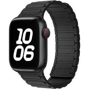 Innovative Premium Non-polar Double Sided Magnetic Band Compatible with Apple Watch 45mm for Men Women 46mm 44mm 42mm 41mm 40mm 38mm 49mm Bands, Sport Silicone Strap Strong Magnet Link Wristband for iWatch Series 10 9 8 7 6 5 4 3 SE Ultra 2