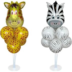 My First Rodeo Balloon Stand Kit | Western Themed Centerpiece Decorations for Cowboy, Horse, Cow, Wild West, or 1st Rodeo Party for Boys and Girls (2 Set)