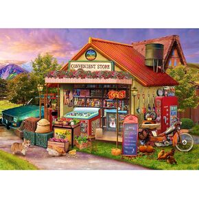 HUADADA Jigsaw Puzzles for Adults 1000 Pieces, Westgate Gardens Interlock Perfectly Letter on Back No Dust, Home Decor Birthday Party Gift Toy for Men Women Elders Seniors (27.5"x19.6"), 1:1 Poster