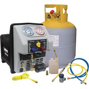 69365 Twin Turbo Refrigerant Recovery System with 50 LB Dot Tank, 1 Pack