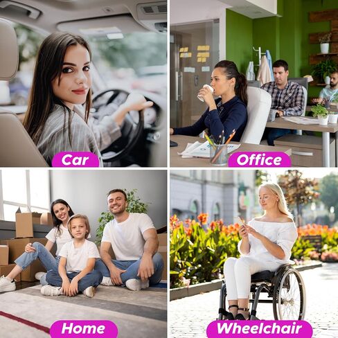 EcoNour Gel Seat Cushion & Lumbar Support Pillow | Back Support for Office chair, Gaming, Wheel Chair & Car Seat | Gel Seat Cushion for Back and Butt Support, Tailbone, Sciatica & Coccyx Pain Relief in Saudi Arabia