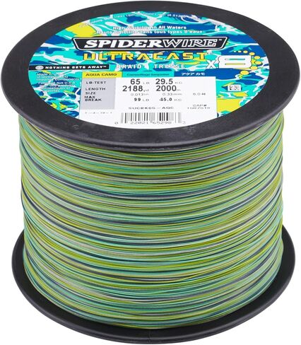 Spiderwire Ultracast Fishing Braid Aqua Camo | 100 lb Test - 220 Yards in Saudi Arabia