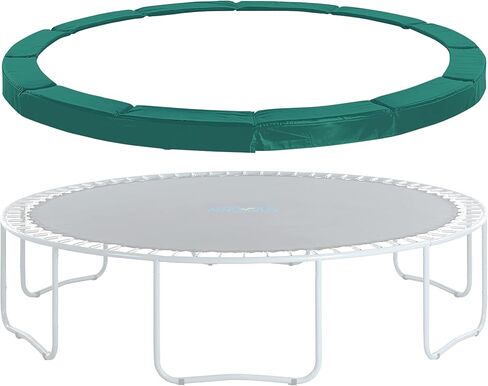 وسادة أمان بديلة من Machrus Trampoline مقاس 6FT 7.5FT 8FT 9FT 10FT 12FT 13FT 14FT 15FT 16FT غطاء زنبركي للترامبولين PVC تنورة ترامبولين، مقاومة للماء، ومقاومة للتشقق in Kuwait