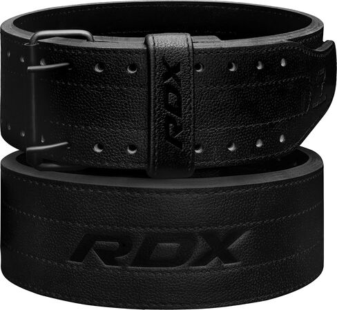 حزام رفع الأثقال المتوافق مع RDX IPF 13 مم و10 مم، USAPL USPA وIPL مستوى المنافسة جلد طبيعي 4 بوصات حزام صالة الألعاب الرياضية لرفع الأثقال الثقيلة القرفصاء الميت وتدريب القوة القوي، الرجال والنساء in Kuwait