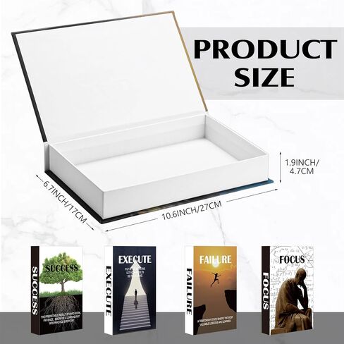 Pasimy 4 Pieces Gradient Aura Decorative Books Set Aura Angel Coffee Table Stacked Book Decor Soul Body Mind Heart Inspirational Quotes Hardcover Fake Books for Home Book Shelf Table Office Decor in Kuwait